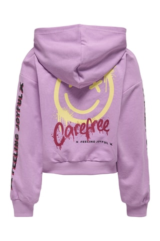 Biologisch Katoenen Sweater - Paars - Kids Only Girl