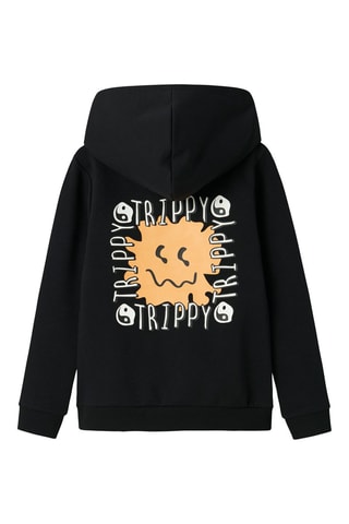 Sweater met Capuchon - Zwart - Name It