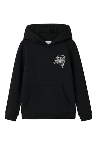 Sweater met Capuchon - Zwart - Name It
