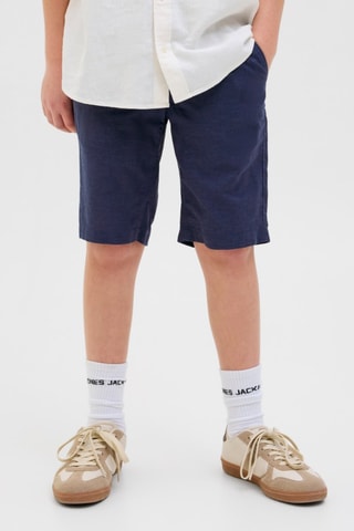 Linnen Short - Nachtblauw - Jack & Jones