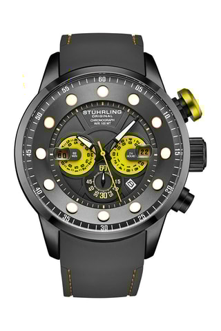 Silicone Quartz Horloge - Chronograaf - Grijs