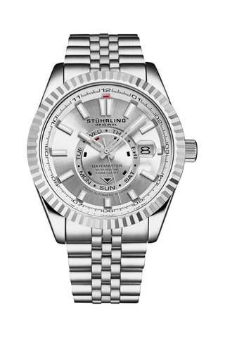 Stalen Automatisch Horloge Zilverkleurig