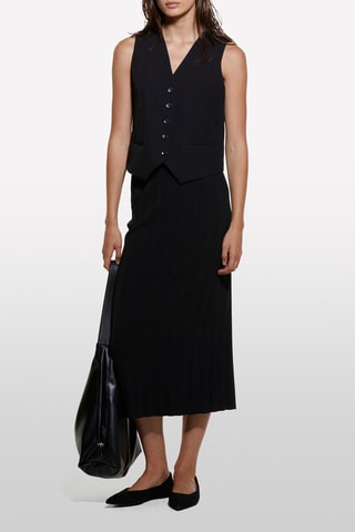 Saia midi - Preto
