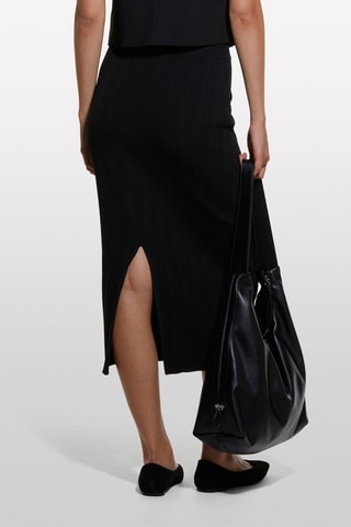 Saia midi - Preto