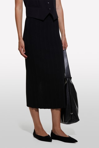 Saia midi - Preto