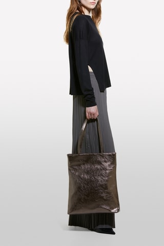 Camisola em seda - Preto