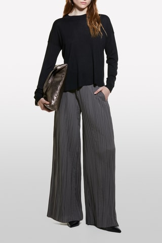Camisola em seda - Preto