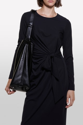 Vestido direito - Preto