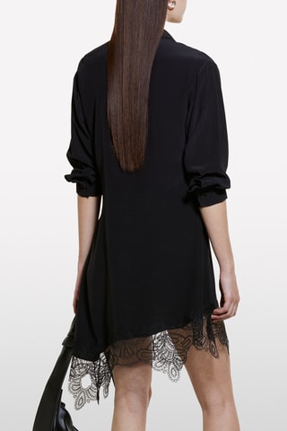 Vestido trapézio - Preto