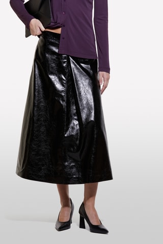 Saia midi - Preto