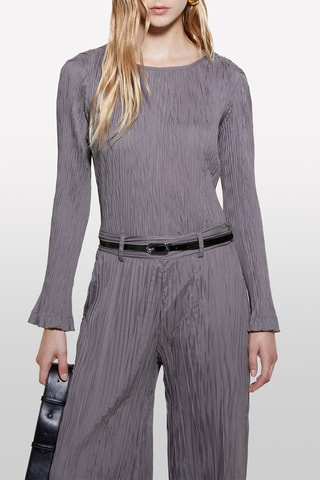 Blusa - Cinzento