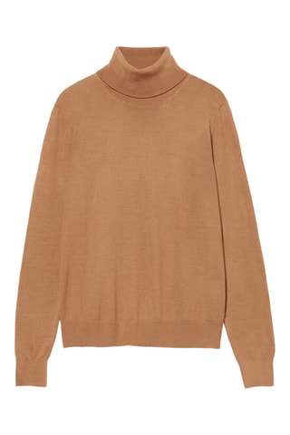 Camisola de lã - Camel