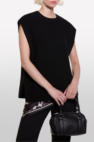 Camisola de lã - Preto