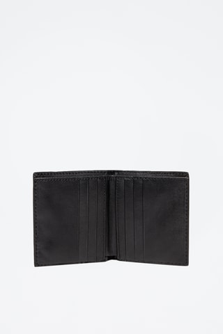Carteira de couro - Preto