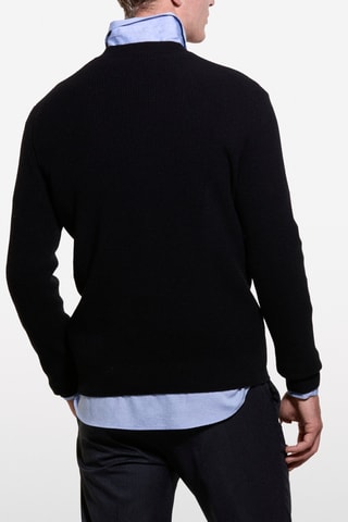 Camisola de lã - Preto