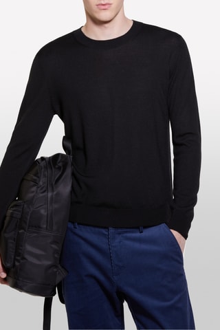 Camisola de lã - Preto