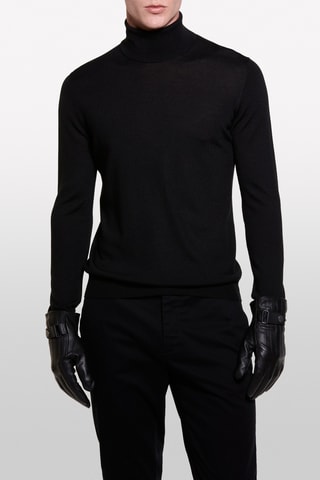 Camisola de lã - Preto