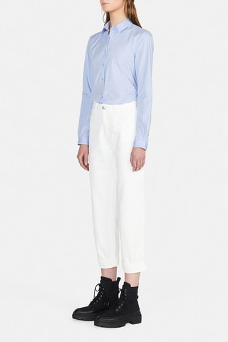 Camisa regular 
Azul-claro