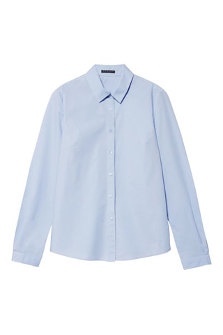 Camisa regular 
Azul-claro