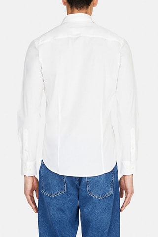 Camisa regular 
Branco