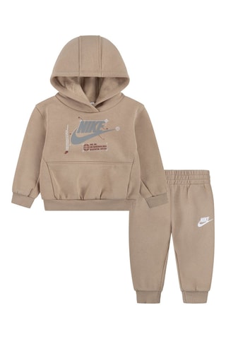 Sweat à capuche et jogging Fleece - Beige