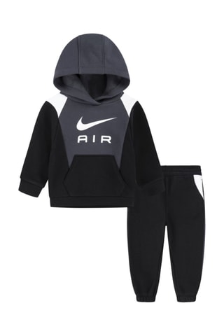 Sweat et pantalon polaire Nike Air - Nike - Blanc, noir et gris