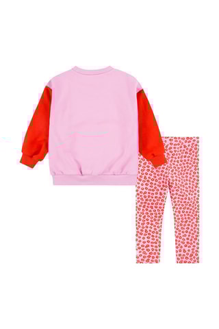 Sweat et legging - Nike - Rouge et rose