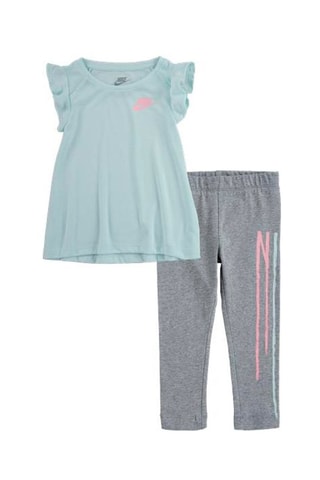 Tunique et legging - Nike - Vert, rose et gris