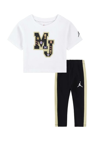Crop top et legging - Nike - Blanc