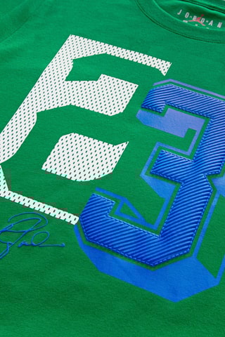 T-shirt - Jordan - Blanc, bleu et vert