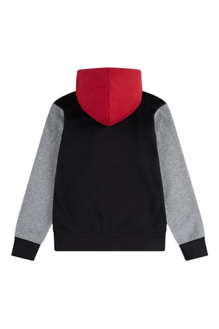 Sweat molletonné à capuche Brooklyn - Jordan - Noir, rouge et gris