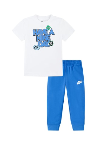 T-shirt et pantalon de survêtement - Nike - Bleu