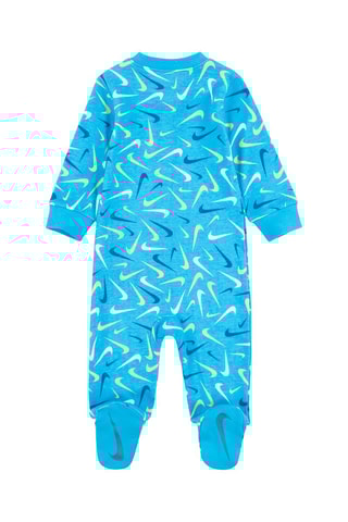 Grenouillère - Nike - Blanc, bleu et vert