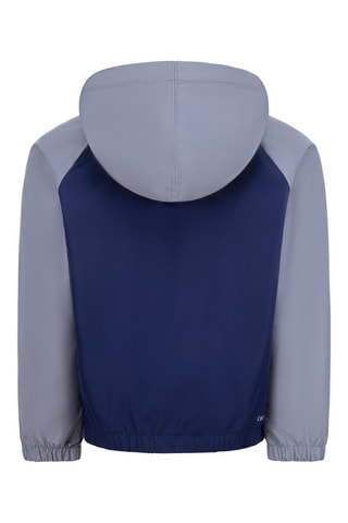 Coupe-vent à capuche - Nike - Blanc, bleu et gris