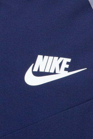 Coupe-vent à capuche - Nike - Blanc, bleu et gris