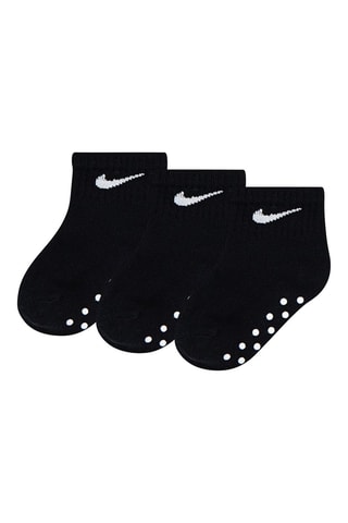 3 paires de chaussettes antidérapantes - Blanc et noir