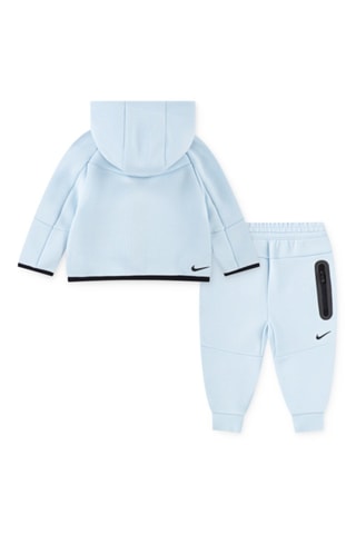 Sweat à capuche et pantalon polaire - Nike - Noir et bleu