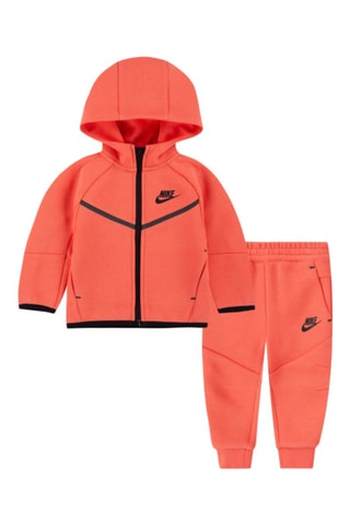 Sweat à capuche et pantalon polaire - Nike - Noir et orange