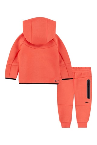 Sweat à capuche et pantalon polaire - Nike - Noir et orange