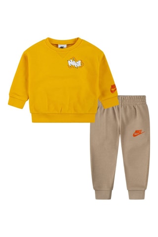 Sweat et pantalon NSW Cyoa - Nike - Beige et jaune