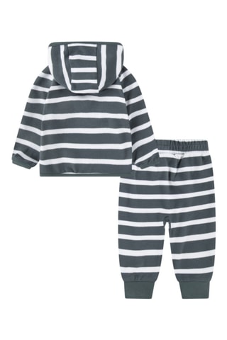 Sweat à capuche et pantalon en coton biologique Readyset Cableknit - Nike - Blanc et vert