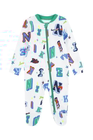 Grenouillère Next Gen Aop Footed - Nike - Blanc et bleu