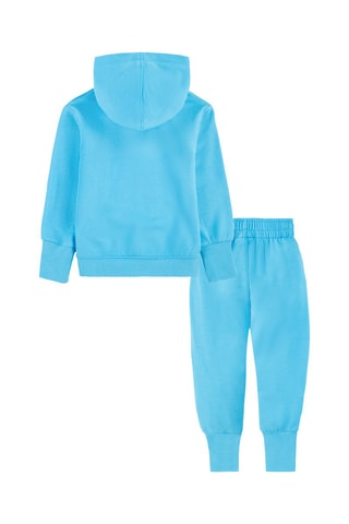 Sweat à capuche et pantalon - Nike - Blanc et bleu