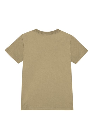 T-shirt - Blanc, noir et beige