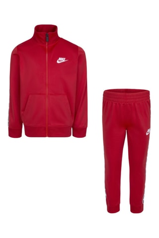 Veste et pantalon Block Taping - Nike - Blanc, noir et rouge