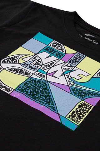 T-shirt Futura Block - Nike - Blanc, noir et bleu
