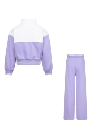 Sweat et pantalon Prep In Your Step - Nike - Blanc et violet
