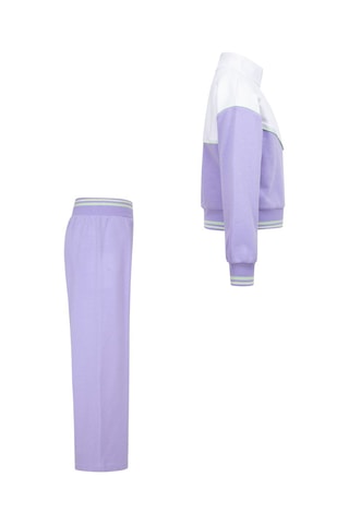 Sweat et pantalon Prep In Your Step - Nike - Blanc et violet
