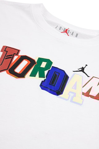 T-shirt Signature - Jordan - Blanc et vert