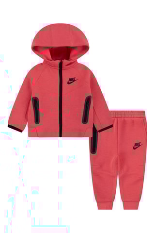 Sweat à capuche et pantalon polaires - Nike - Rose